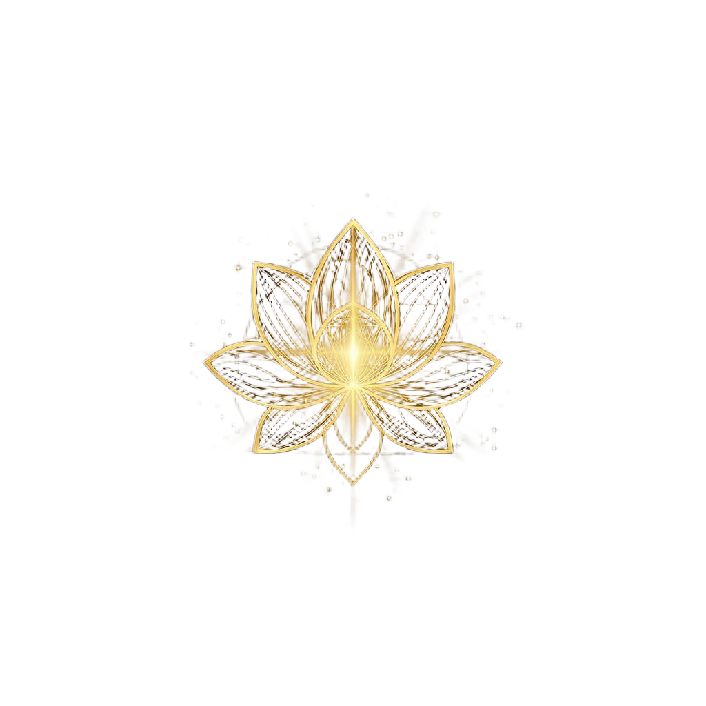 Golden lotus emblem